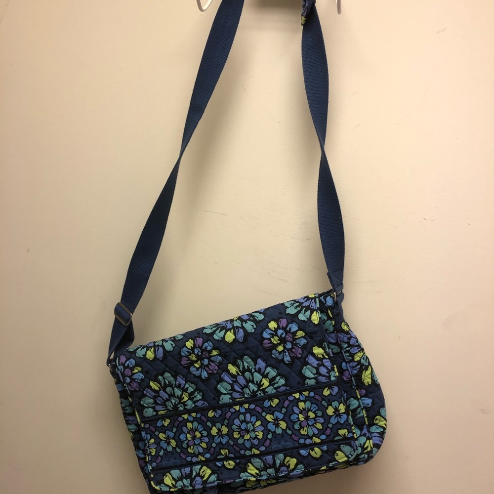Vera Bradley Indigo POP Messenger Bag